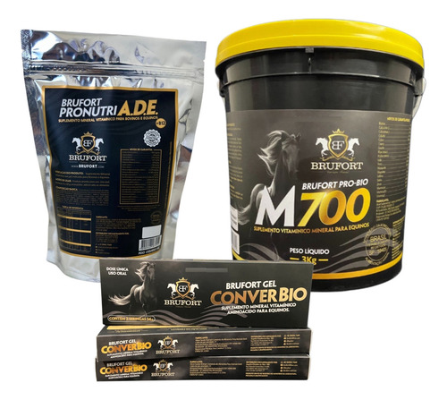 Brufort Equinos Probiótico Vitaminas Minerais Massa Muscular