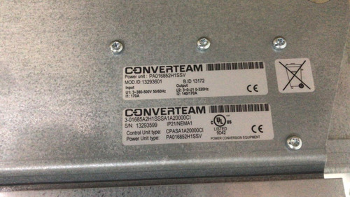 Inversor Lv 7000 3-01685a2h1sssa1a20000ci 170a 380/500v Ge