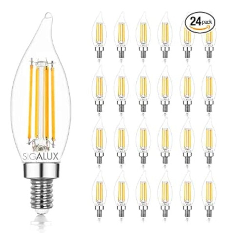 Sigalux E12 Bombilla Led Candelabro Base Regulable, Bombilla