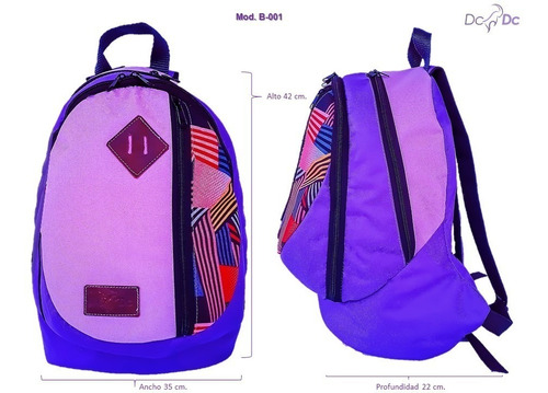 Morral, Bolso, Mochila 32 Litros Violeta