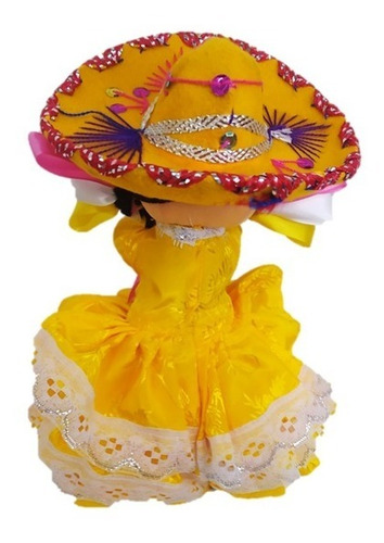Muñeca De Trapo Maria Mazahua Otomi Charra (Reacondicionado)