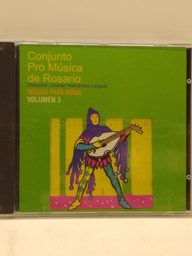 Conjunto Pro Música De Rosario Volúmen 3 Cd Nuevo