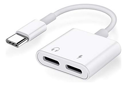 Adaptador Usb C Dual Audio Y Cargador Para iPad Pro/air 4,