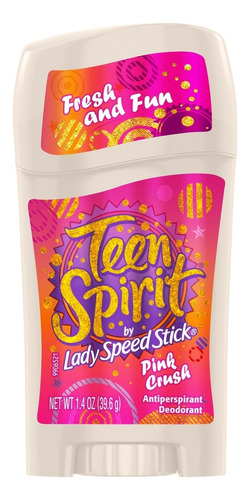 Desodorante Antitranspirante Teen Spirit 1.4 Onzas Pink