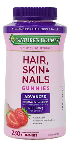 Hair Skin & Nails 230 Gomas - Unidad a $608