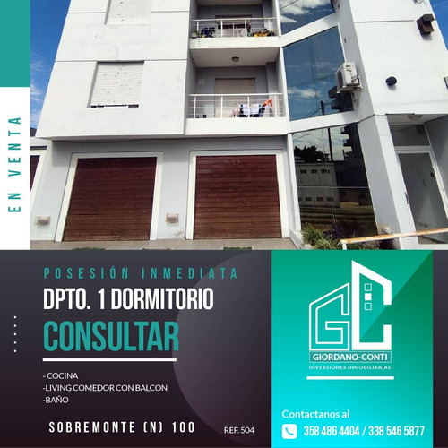 En Venta Departamento De 1 Dormitorio