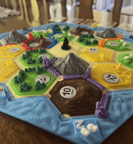 Catan 4 Jugadores 3d - Juego Impreso En 3d