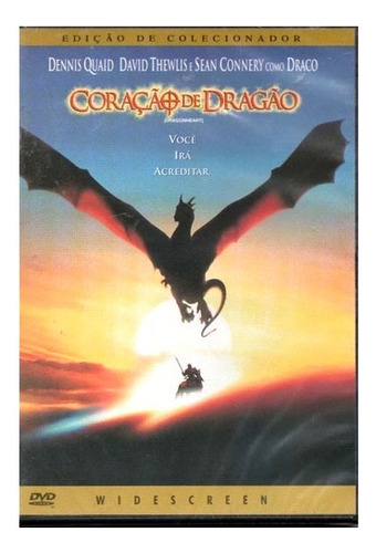 Dvd Coração De Dragão  - Sean Connery Original (lacrado)