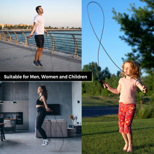 A Jump Rope Jump Women, Ajustable Y Niños, Para Hombre