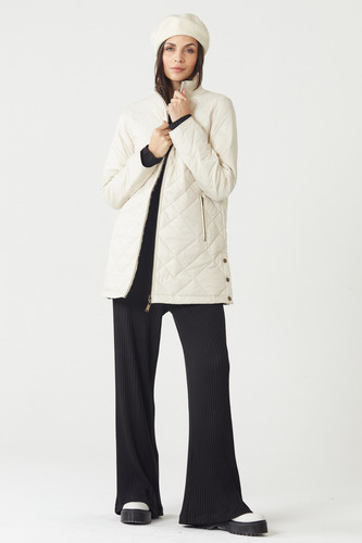 Tapado Reversible Campera Mujer Abrigo Liviano 23138