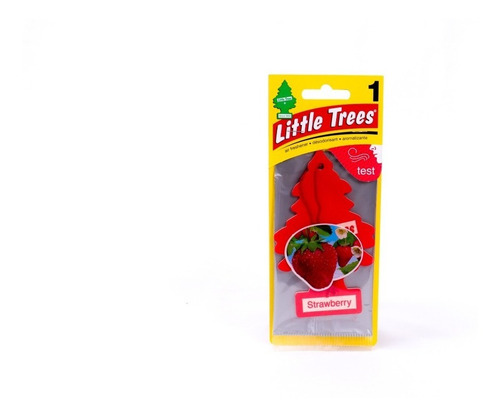 Imagen 1 de 1 de Ambientador Para Autos Tipo Arbolito Strawberry