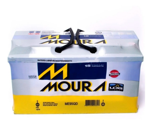 Imagen 3 de 6 de Batería Moura Me95qd 12x90 95 Amp 850 Cca