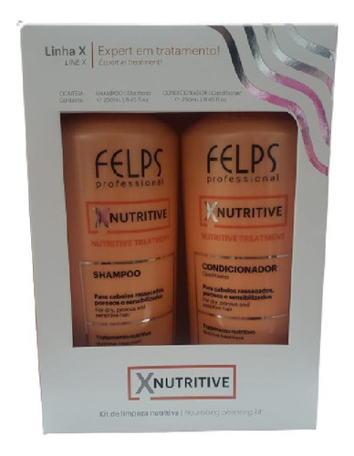 Felps Prof. X Nutritive Kit Duo Shampoo E Condicionador250ml