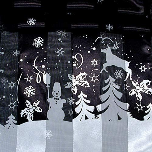 Pañuelo Navideño Con Estampado De Borde De Muñeco De Nieve D