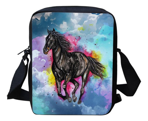 Hellhero Caballo Bolsos Cruzados Pequeños Para Mujer Bolsos 