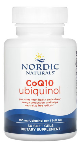 Ubiquinol 100 Mg Coq10 Capsulas Blandas 60