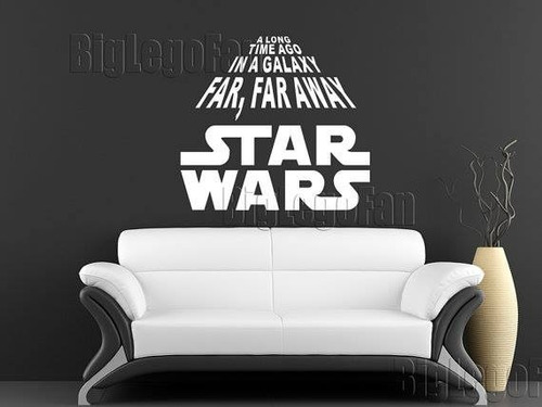 Vinilo Decorativo Far Way Star Wars Pared Mas Diseños 4u
