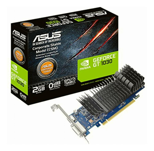 Asus Tarjeta De Video Nvidia Geforce Gt 1030 Gt1030-2g-csm,