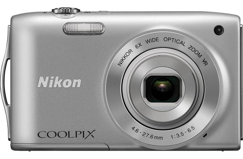 Nikon Coolpix S Cámara Digital De 16 Mp Con Zoom 6x Lente . Color Plateado
