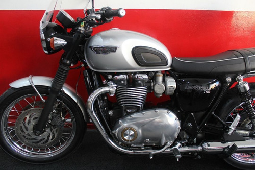 Imagem 10 de 11 de Triumph Bonneville T 120 T120 Abs 2018 Prata