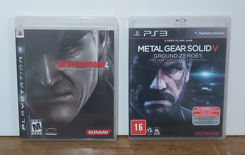 Metal Gear Solid 4 Metal Gear Solid 5 Mídia Física C/ Manu