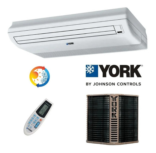 Aire Acondicionado Piso Techo York 5 Ton Inverter Frio Calor
