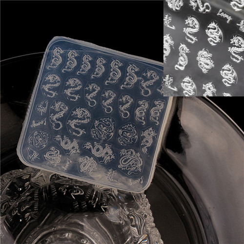 Molde De Silicona Resistente Para Decoración De Uñas En 3d (
