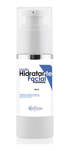 Loção Hidratante Facial Premium - Textura Super Leve - 40ml