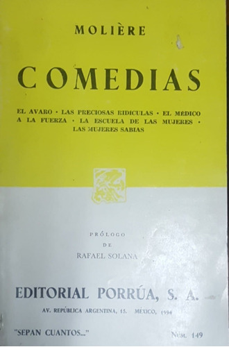 Comedias Moliere