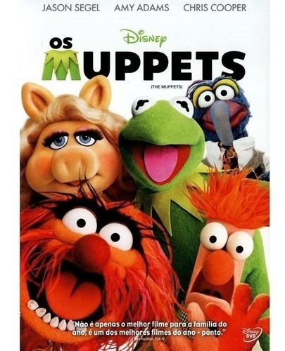 Os Muppets - Dvd - Jason Segel - Amy Adams - Chris Cooper