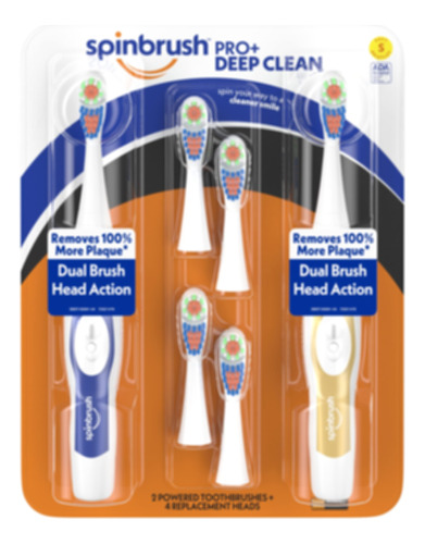 Arm & Hammer Pro+ Deep Clean Paquete Económico, Cepillo De D