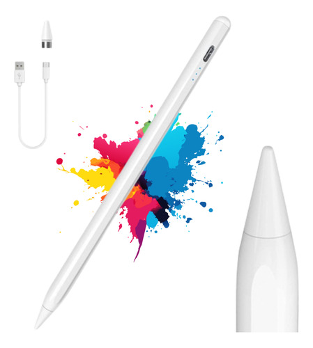 Caneta Touch Pencil Compatível C/ Apple iPad Palm Rejection