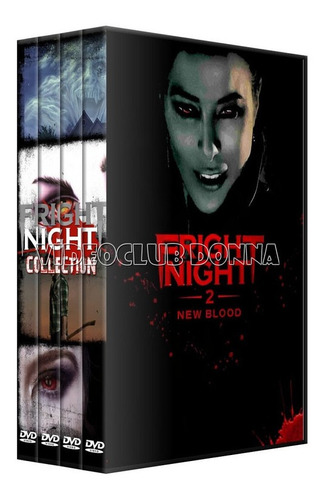 Fright Night La Hora Del Espanto Completa Pack 4 Dvd Colecci