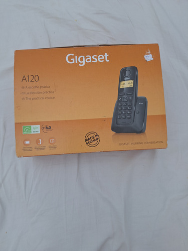 Telefono Inalambrico Gigaset A120 Como Nuevo Caja Manuales Negro (Usado)