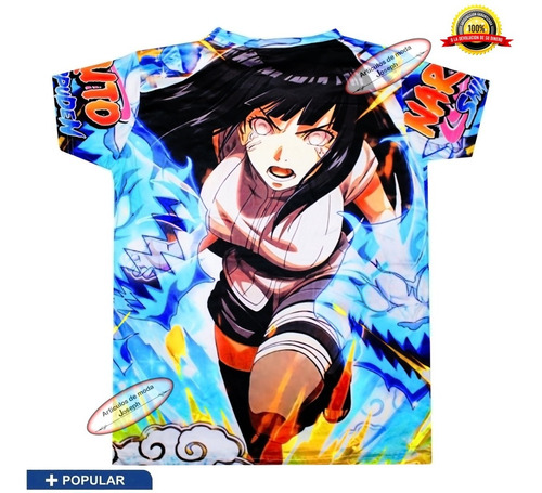 Yeq Playera Naruto Hinata Hentai Ecchi Otaku Figura Sudadera