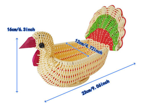 Servir Bocadillos De Cesta Soporte De Pavo Forma De Pavo