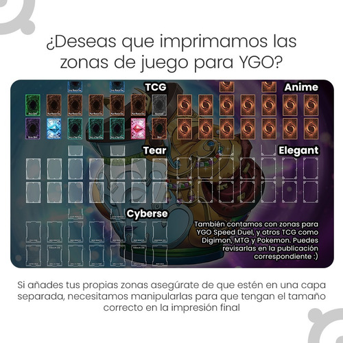 Playmat Personalizado Para Tcg (mtg, Digimon, Pokémon, Ygo)