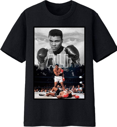 Playera O Blusa Muhammad Ali En Blanco Y Negro #48