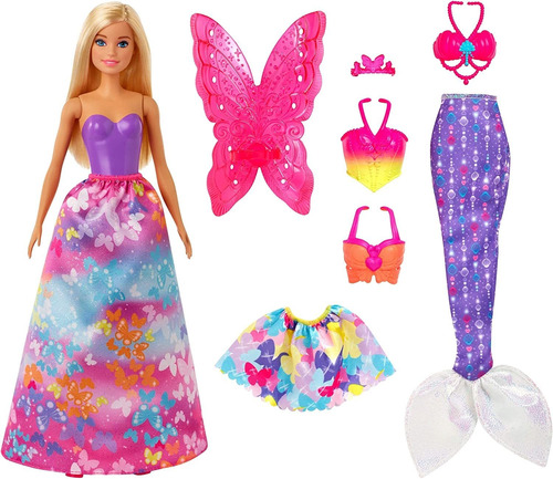 Set De Regalo Para Muñeca Barbie Dreamtopia, 125 Pulgadas, R