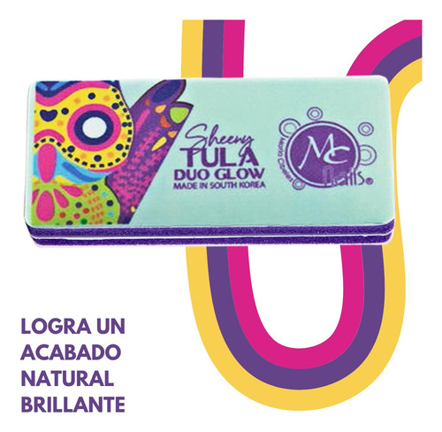 10 Limas De Brillo 2 Caras Uñas Acrílicas Manicure, Mc Nails