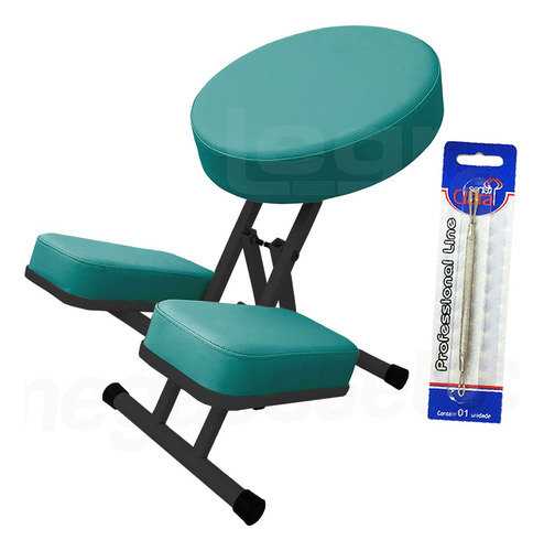 Kneeling Chair Cadeira Reeducação Postural Brinde Extrator