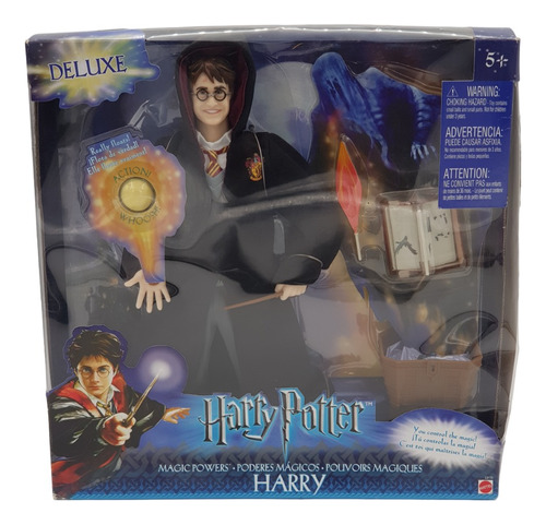 Figura Harry Potter Poderes Mágicos Mattel Detalles 2003