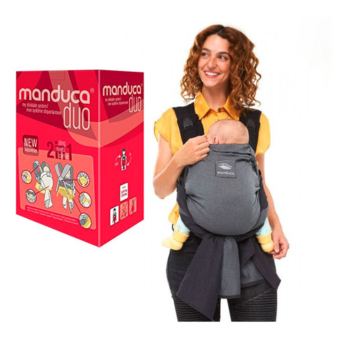 Manduca Duo Mochila Porta Bebés Ajustable Unisex Clicker