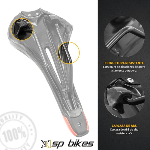 Imagen 6 de 8 de Asiento Para Bicicleta Mtb Antiprostatico Vzr