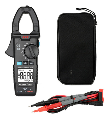 Pinza Amperimétrica Digital 600a Corriente Ca 600v Ac/dc