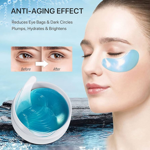Parches Ojos Descong Ojeras Bolsas Mascarilla X60u