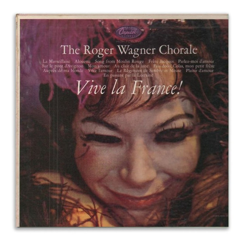 Disco Vinilo Vive La France Roger Wagner Chor