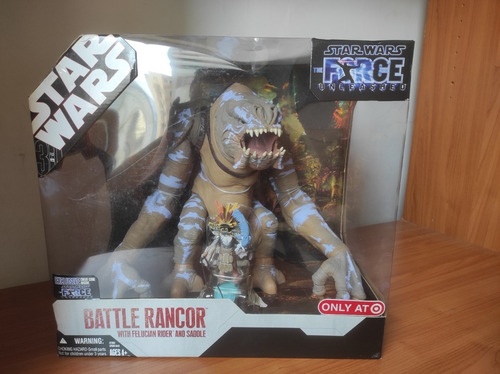 Star Wars Set De Rancor Feluciano Con Jinete Y Silla