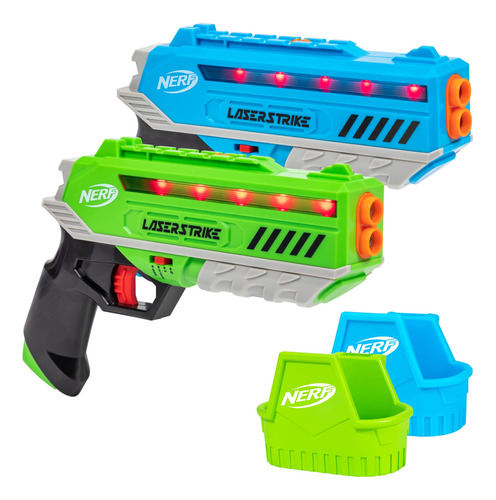 Nerf Laser Strike - Paquete De Etiquetas Lazer Para 2 Jugado