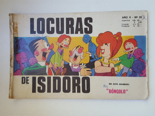 Locuras De Isidoro Año 2 N° 22 Bongolo 2 De Abril De 1970 Pa